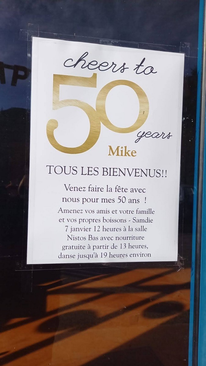 L'anniversaire de Mike 01.2023